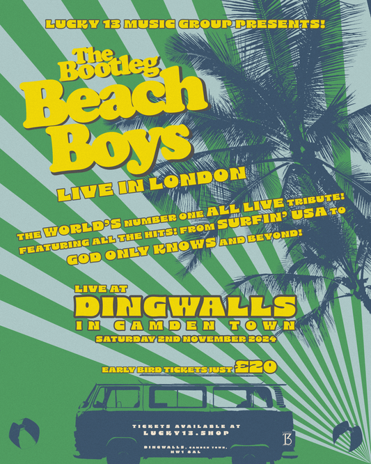 The Bootleg Beach Boys Live in London GROUPSAVER Ticket - BUY 3 GET 4th FREE